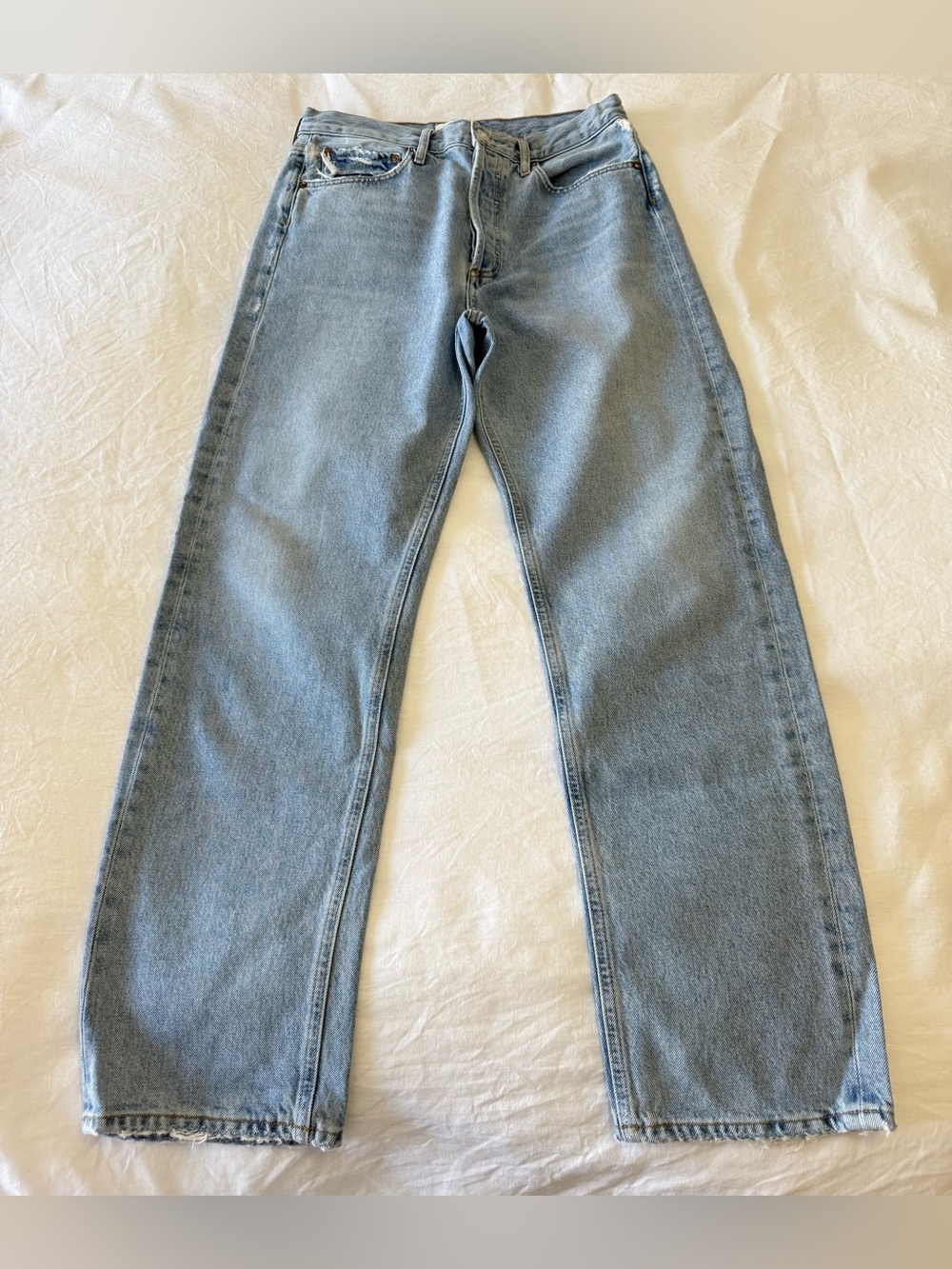 Agolde | Women’s 26 | 90's High Rise Loose Fit Jeans Straight Leg Cotton